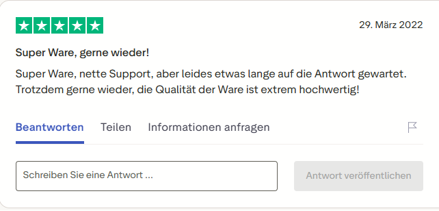 Pharmax customer review on Trustpilot
